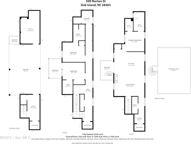509 Norton St, Oak Island, NC 28465 - property floor plan