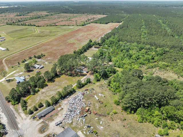 9952 US Highway 17 S, Vanceboro, NC 28586 - bird's eye view with a rural view and a wooded view