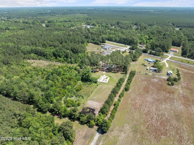 9952 US Highway 17 S, Vanceboro, NC 28586 - birds eye view of property featuring a forest view