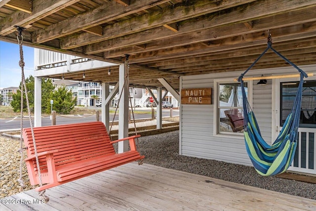 view of deck