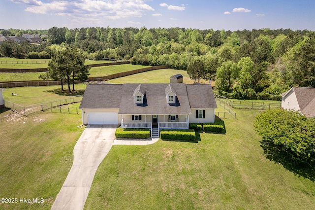 drone / aerial view