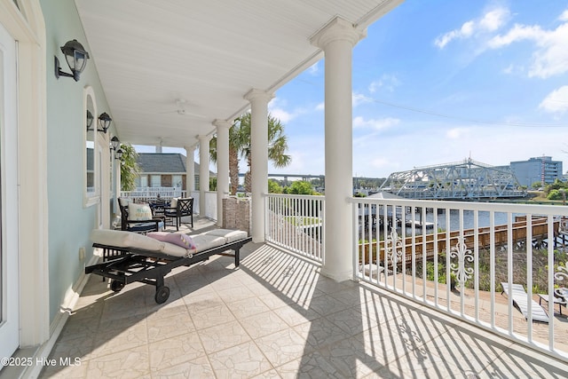 107 Waterway Crossing Ct, Little River, SC 29566 - view of patio with a balcony