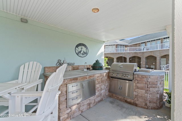 107 Waterway Crossing Ct, Little River, SC 29566 - view of patio / terrace featuring area for grilling and a sink