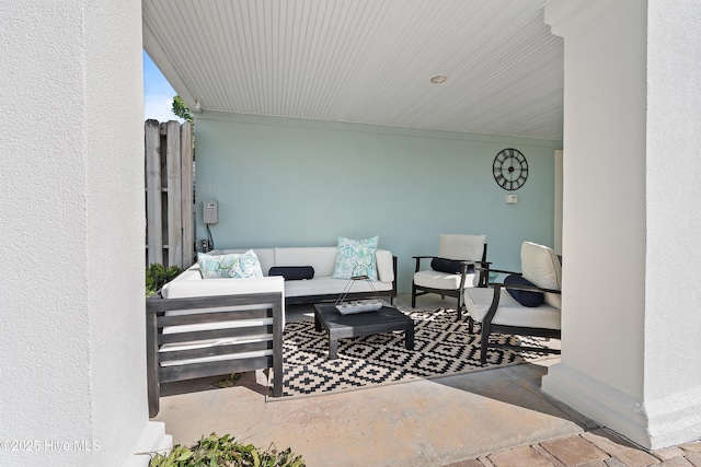 107 Waterway Crossing Ct, Little River, SC 29566 - view of patio / terrace featuring an outdoor living space