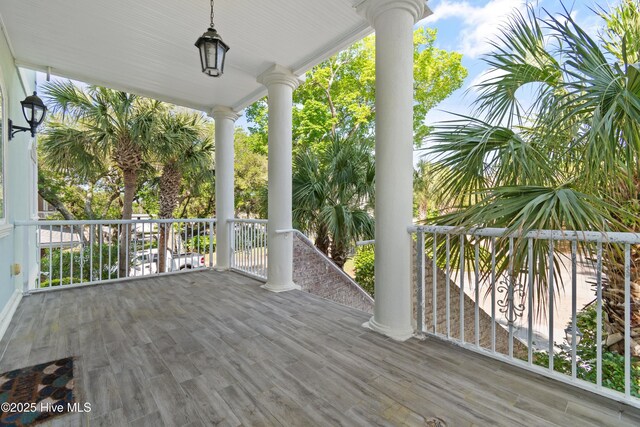 107 Waterway Crossing Ct, Little River, SC 29566 - wooden terrace with a porch