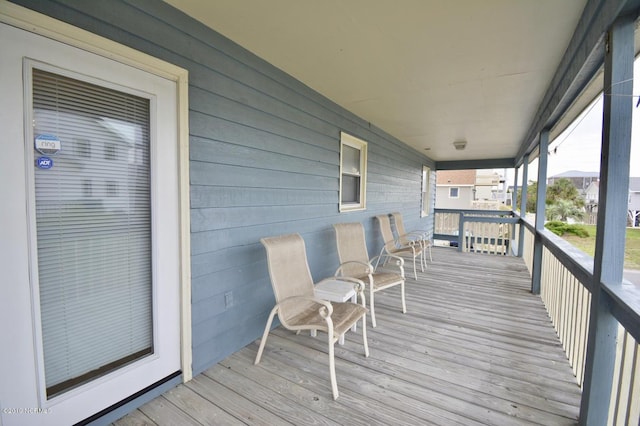 view of deck