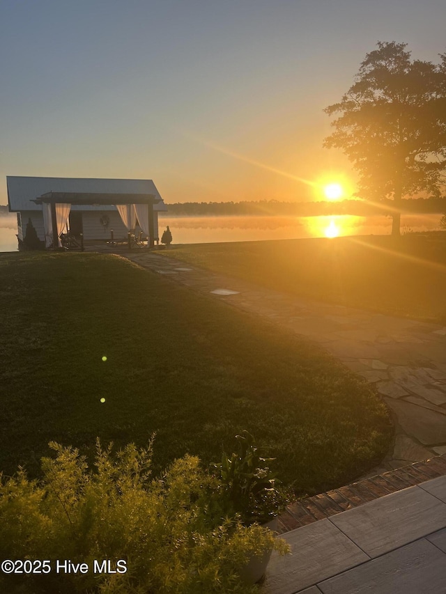 753 S Horsepen Dr, Harrells, NC 28444 - water view with a gazebo