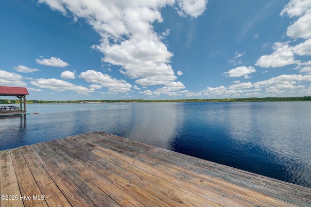 753 S Horsepen Dr, Harrells, NC 28444 - view of dock featuring a water view
