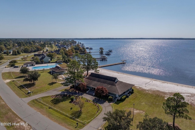 753 S Horsepen Dr, Harrells, NC 28444 - drone / aerial view with a water view