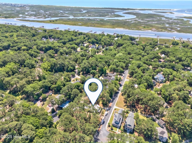 9148 E Lake Rd, Calabash, NC 28467 - aerial view of a nearby body of water and a forest