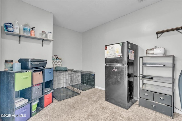 view of storage room