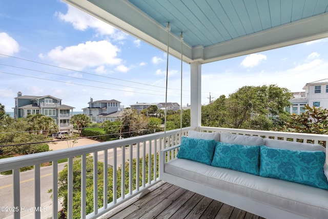 768 S Lumina Ave, Wrightsville Beach, NC 28480 - wooden deck featuring an outdoor hangout area