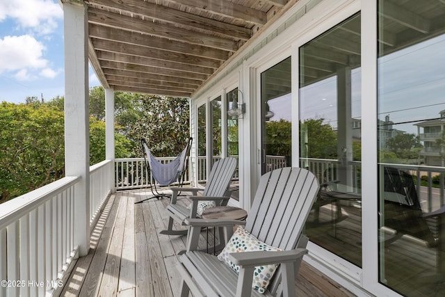 768 S Lumina Ave, Wrightsville Beach, NC 28480 - view of wooden deck