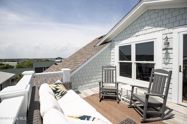 768 S Lumina Ave, Wrightsville Beach, NC 28480 - deck featuring an outdoor hangout area