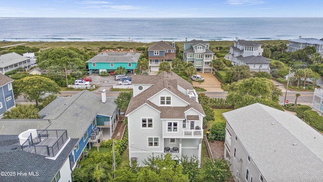 768 S Lumina Ave, Wrightsville Beach, NC 28480 - aerial perspective of suburban area with a large body of water