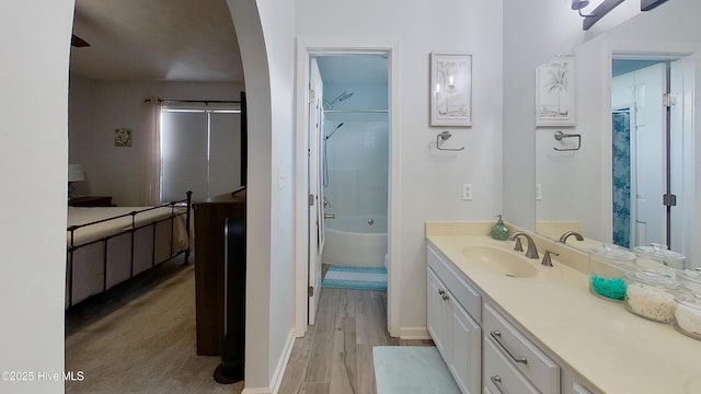2801 Fletcher Ct, Castle Hayne, NC 28429 - bathroom with toilet, baseboards, tile patterned floors, and vanity
