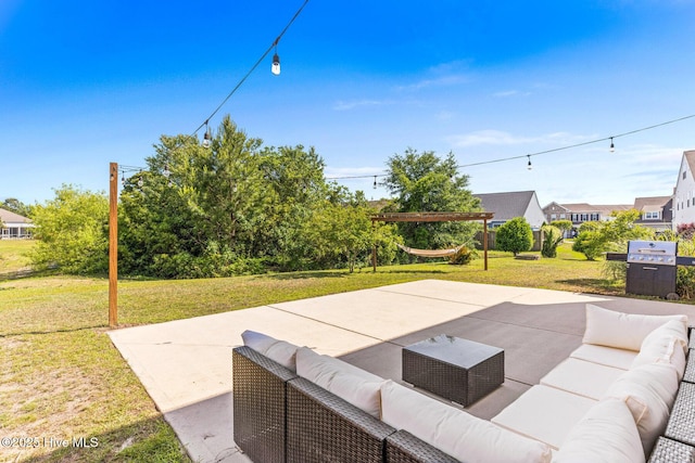 7408 Darius Dr, Wilmington, NC 28411 - view of patio / terrace with an outdoor hangout area and area for grilling