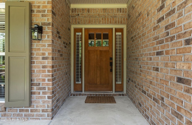 3603 Seafoam Ct, New Bern, NC 28562 - property entrance with brick siding