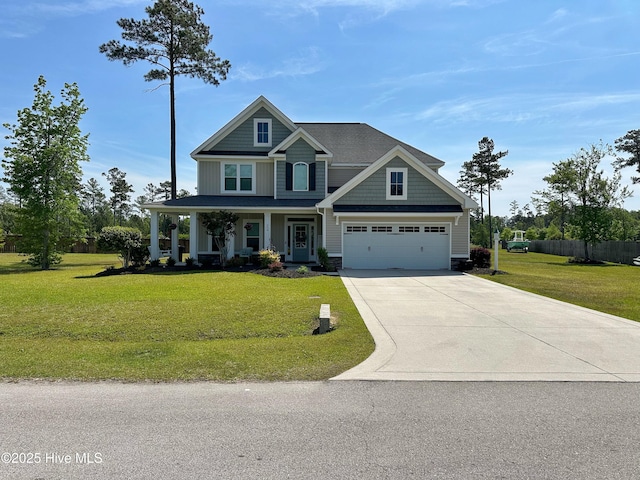 204 Liana Pl, Hubert, NC 28539 - craftsman-style house with driveway and covered porch