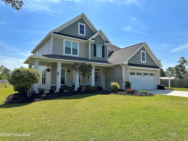 204 Liana Pl, Hubert, NC 28539 - view of front of property with driveway and a porch