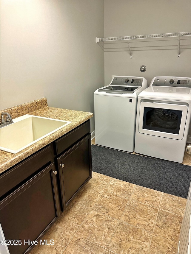 204 Liana Pl, Hubert, NC 28539 - laundry room with washing machine and clothes dryer and cabinet space