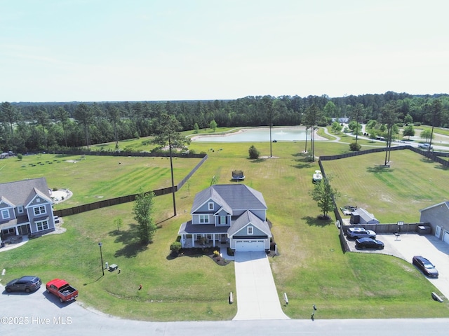 204 Liana Pl, Hubert, NC 28539 - view of subject property with a nearby body of water and a heavily wooded area