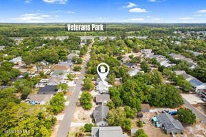 124 NE 15th St, Oak Island, NC 28465 - bird's eye view featuring a residential view