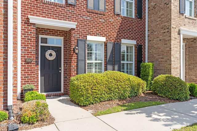 7610 High Market St Unit 3, Sunset Beach, NC 28468 - property entrance featuring brick siding
