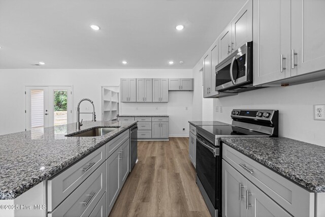 2594 Fountaintown Rd, Chinquapin, NC 28521 - spare room with light wood-style floors and recessed lighting