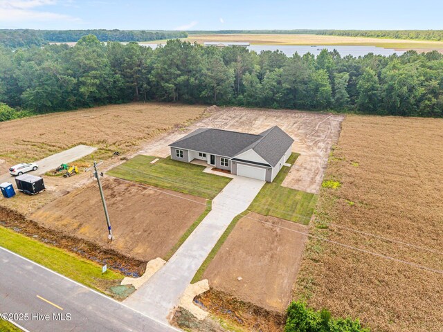 2594 Fountaintown Rd, Chinquapin, NC 28521 - aerial view of property and surrounding area with a large body of water