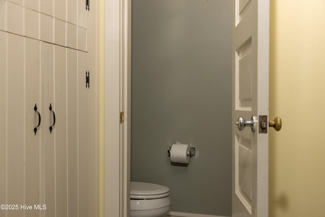 505 N Broad St, Edenton, NC 27932 - bathroom featuring toilet and baseboards