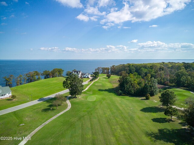 202 Majestic Cir, Merry Hill, NC 27957 - view of home's community featuring a water view, view of golf course, and a yard