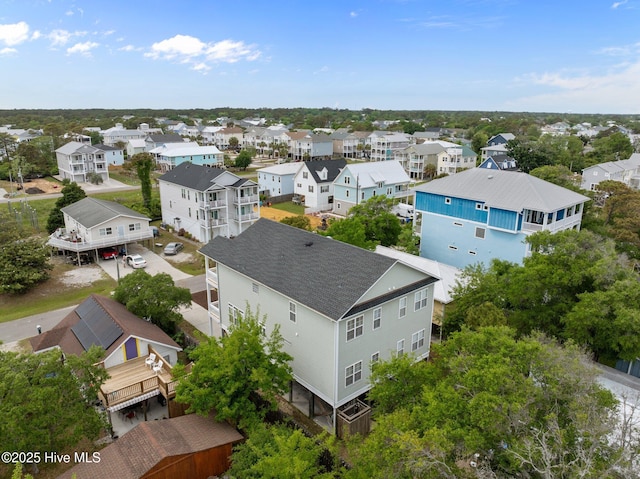 drone / aerial view featuring a residential view
