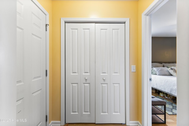8602 Heirloom Dr NE, Leland, NC 28451 - corridor featuring wood finished floors and baseboards