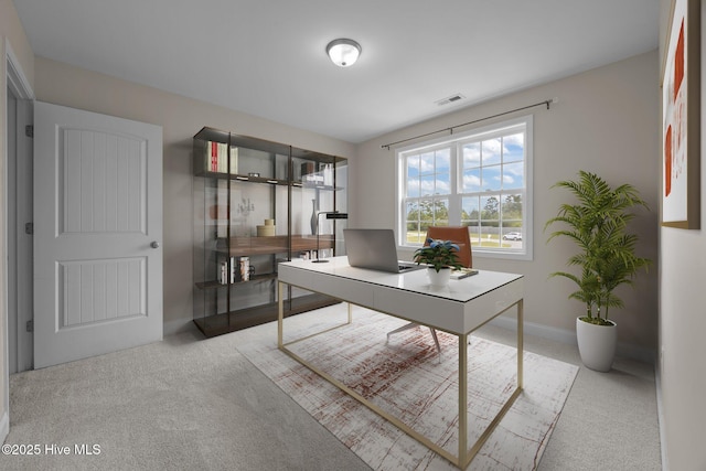 110 Costa Ct, Sneads Ferry, NC 28460 - carpeted office featuring baseboards
