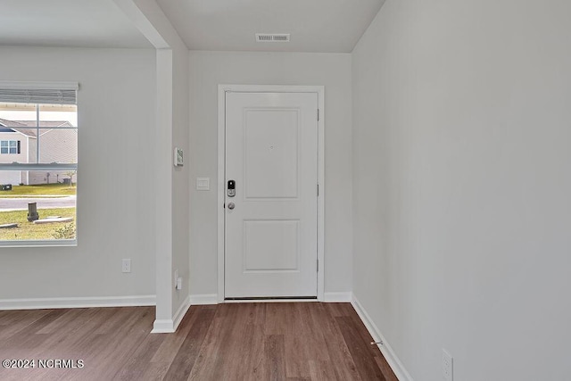 238 Kite Cir NE Lot 666, Bolivia, NC 28422 - entrance foyer featuring visible vents, wood finished floors, and baseboards