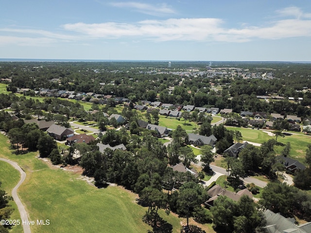 drone / aerial view featuring a residential view