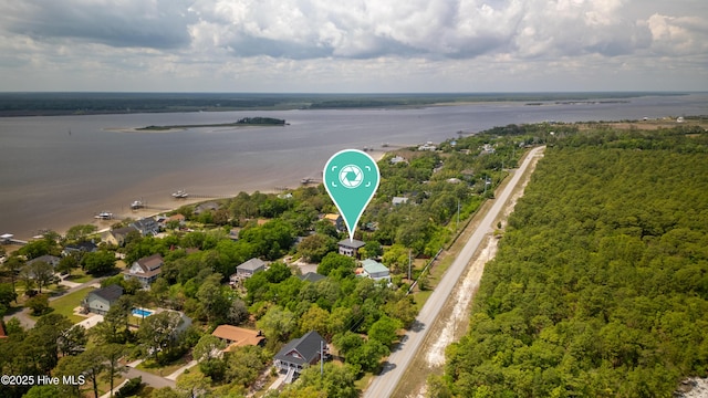 104 River Ct, Wilmington, NC 28412 - view of property location featuring a nearby body of water and a heavily wooded area