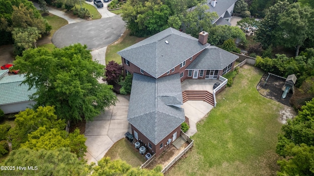 drone / aerial view