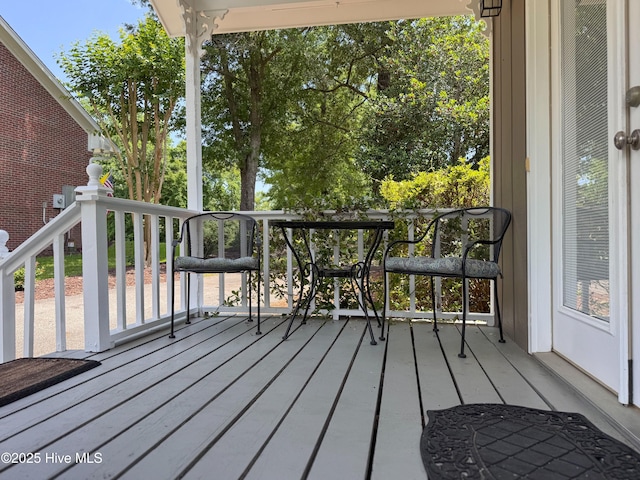 522 Hughes Rd, Hampstead, NC 28443 - view of wooden deck