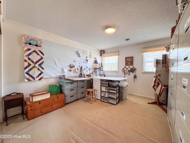 522 Hughes Rd, Hampstead, NC 28443 - bedroom featuring light colored carpet and a textured ceiling