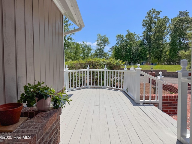 522 Hughes Rd, Hampstead, NC 28443 - view of wooden terrace