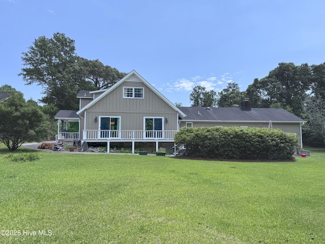 522 Hughes Rd, Hampstead, NC 28443 - back of property with a lawn