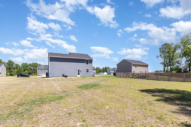 8840 Shallow Creek Trl, Bailey, NC 27807 - view of yard with fence