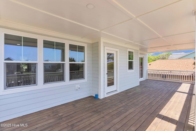 110 SW 26th St, Oak Island, NC 28465 - view of wooden terrace