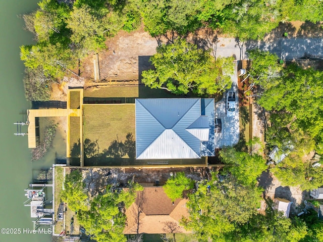 110 SW 26th St, Oak Island, NC 28465 - drone / aerial view