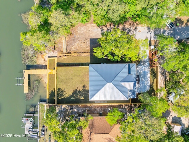 110 SW 26th St, Oak Island, NC 28465 - drone / aerial view