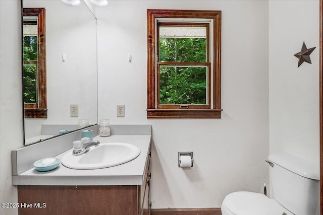 720 Swains Mill Rd, Harrellsville, NC 27942 - half bathroom featuring toilet and vanity