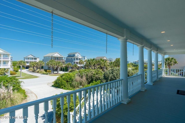 3720 Island Dr, North Topsail Beach, NC 28460 - balcony with a residential view