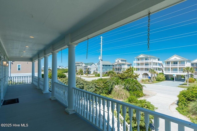 3720 Island Dr, North Topsail Beach, NC 28460 - balcony with a residential view